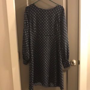 Navy, long sleeve dress by Vince Camuto